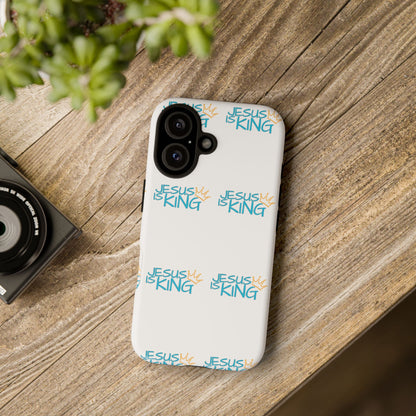 Jesus is King Phone Case - Tough Cases, Christian Gifts, Religious Accessories, Inspirational Protection, Unique Smartphone Cover