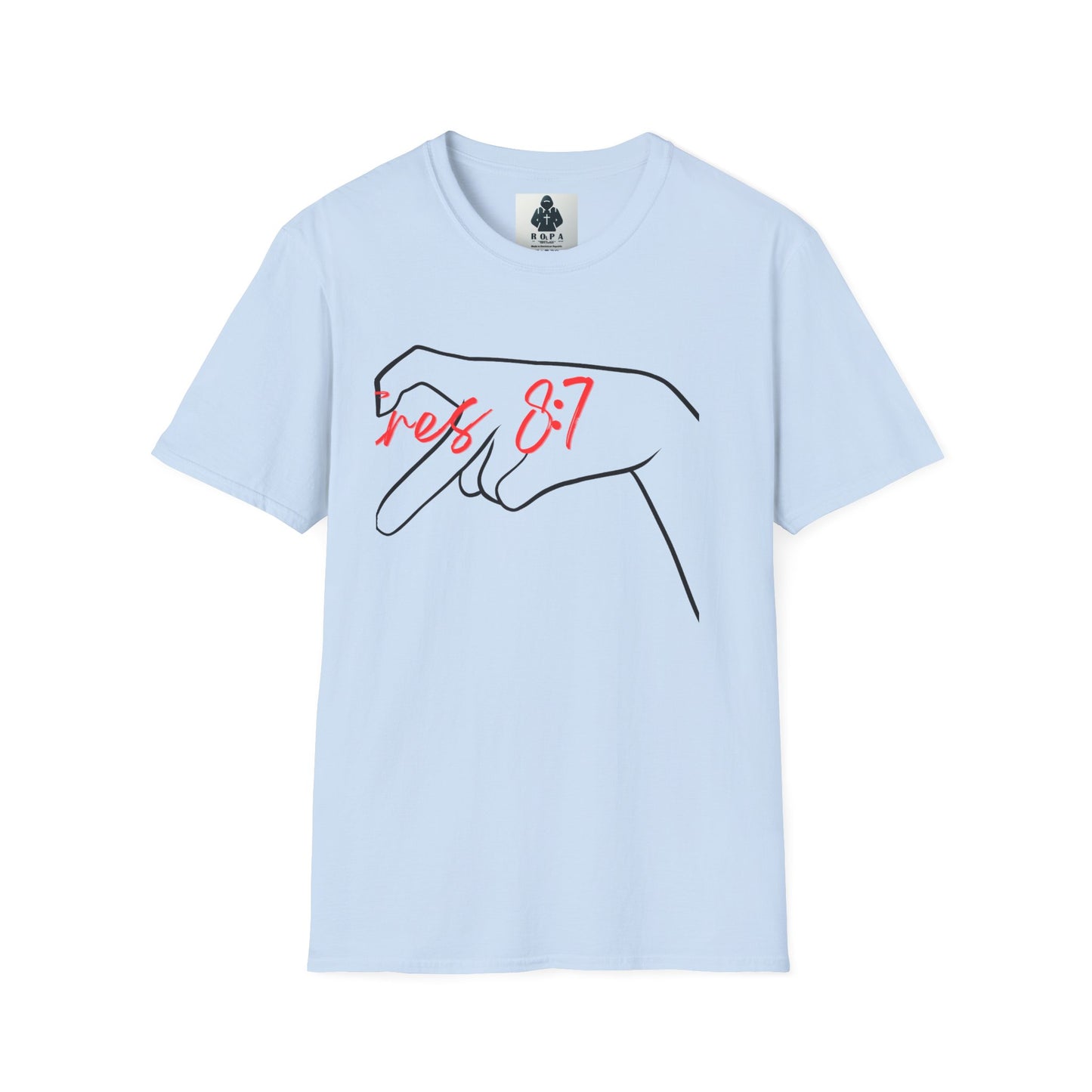 Unisex Softstyle T-Shirt with 'rez 87' Graphic - Casual Streetwear Tee