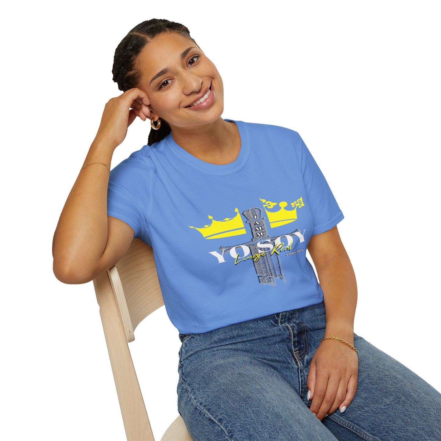 Crown Graphic Unisex Softstyle T-Shirt | Casual Wear, Streetwear, Gift for Friends, Birthday, Everyday Fashion
