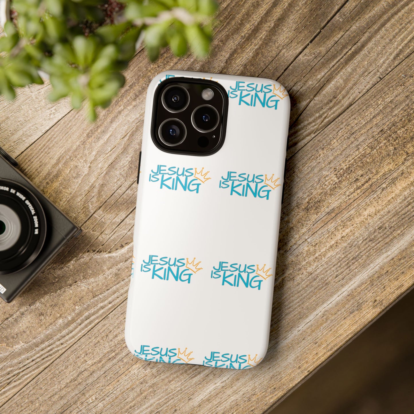Jesus is King Phone Case - Tough Cases, Christian Gifts, Religious Accessories, Inspirational Protection, Unique Smartphone Cover