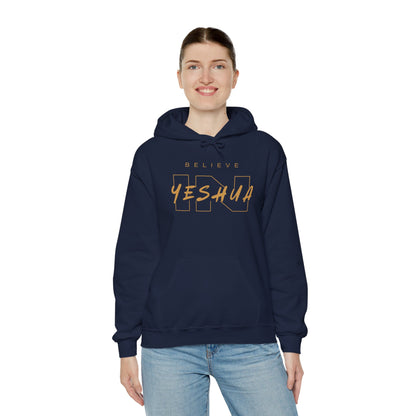 Unisex Heavy Blend™ Hooded Sweatshirt - 'Believe Yeshua' Inspirational Hoodie