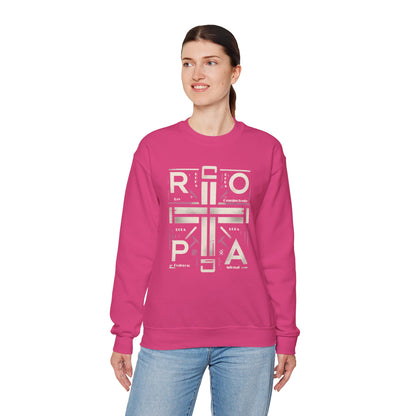 Eco-Friendly Graphic Crewneck Sweatshirt - R O P A  Cruz Design