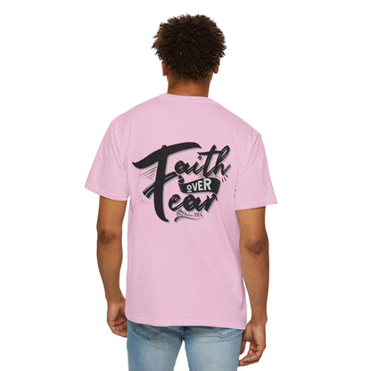 Faith Over Fear Graphic Tee, Inspirational T-Shirt, Christian Apparel, Unisex Religious Shirt, Powerfull Fashion