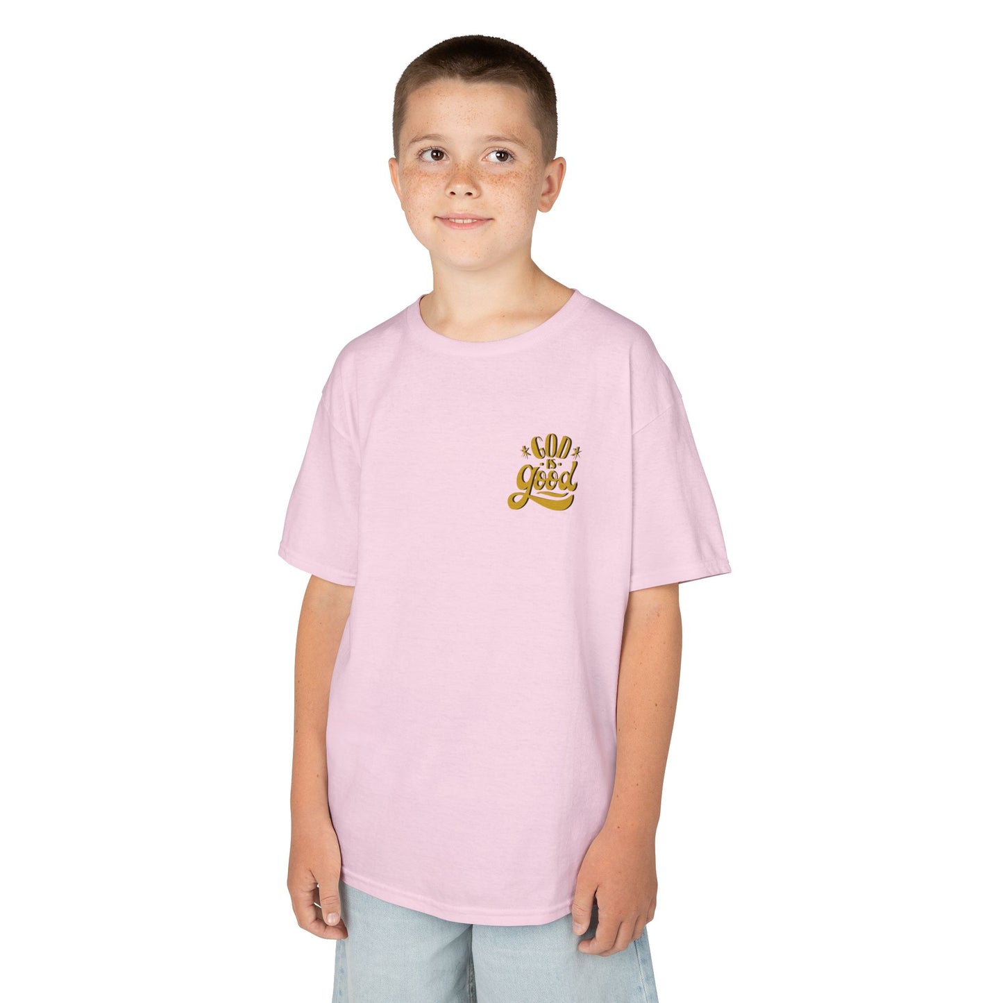 Kids Inspirational Tee - "Good" & "Jesus Heals Brokenness" - Perfect for Church, Gifts, Birthdays, Family Events