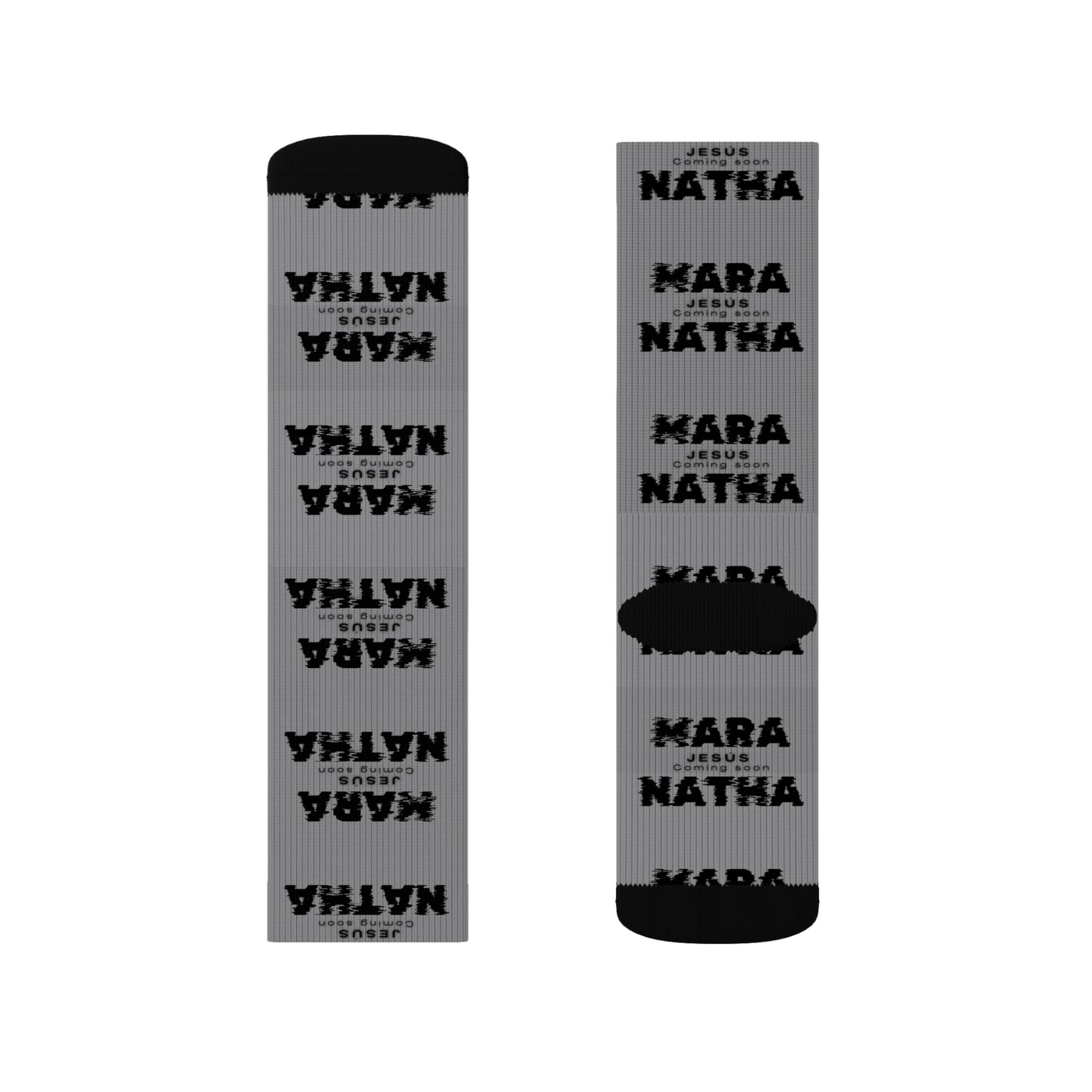 Personalized Sublimation Socks - Custom Name Design for Unique Gifting