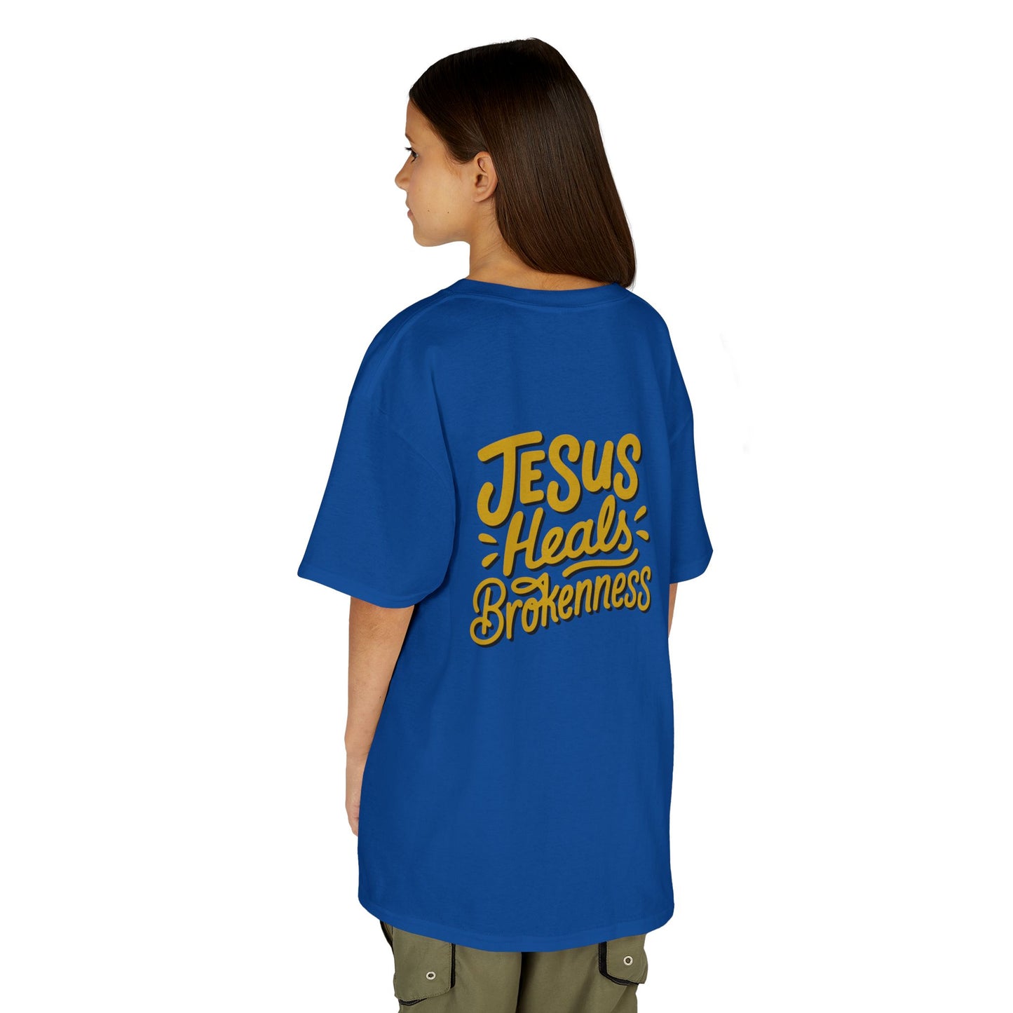 Kids Inspirational Tee - "Good" & "Jesus Heals Brokenness" - Perfect for Church, Gifts, Birthdays, Family Events
