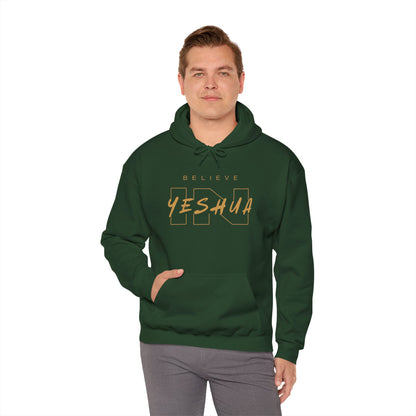 Unisex Heavy Blend™ Hooded Sweatshirt - 'Believe Yeshua' Inspirational Hoodie