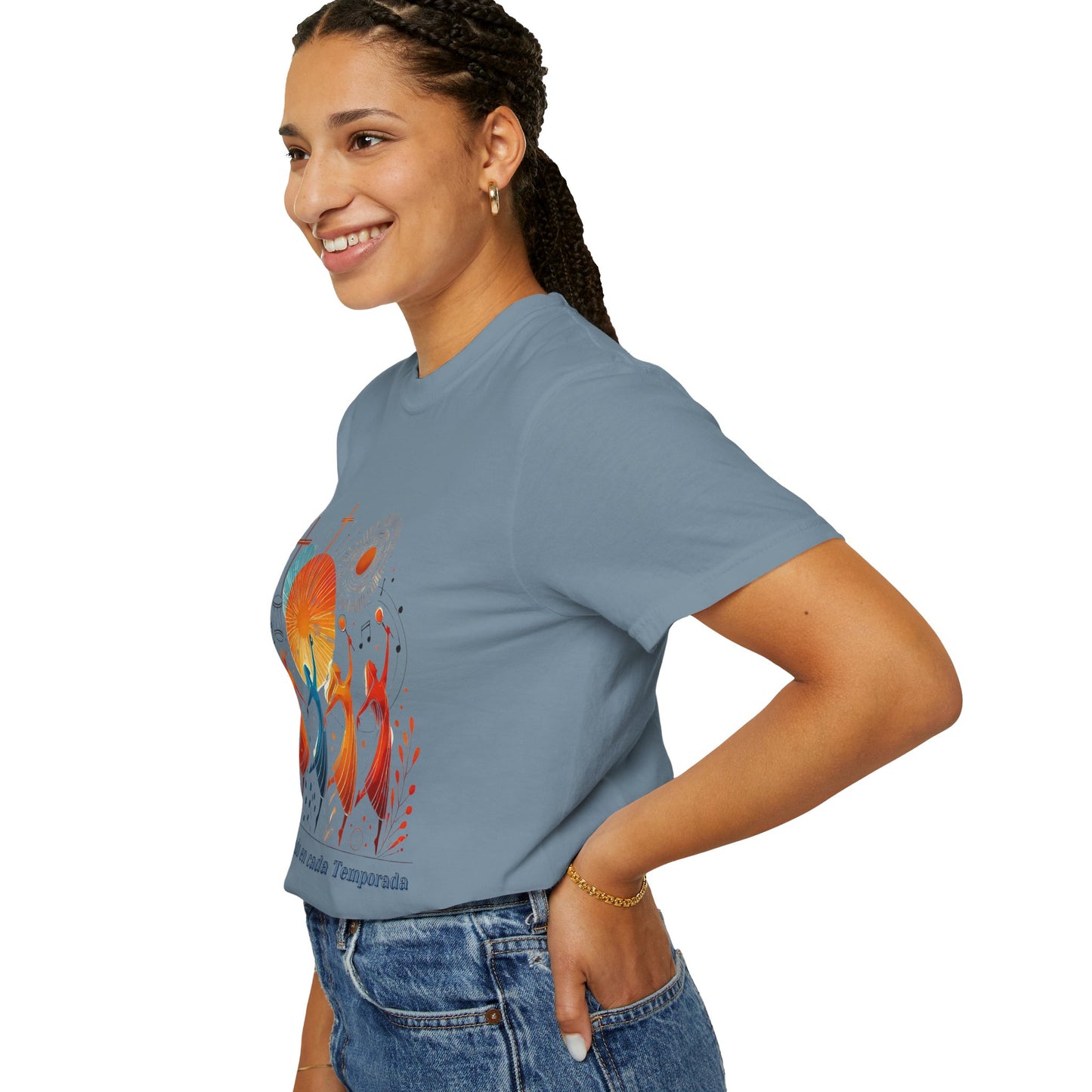 Unisex Garment-Dyed T-Shirt, Dance Design Tee, Seasonal Celebration Shirt, Gift for Dance Lovers, Festival Apparel