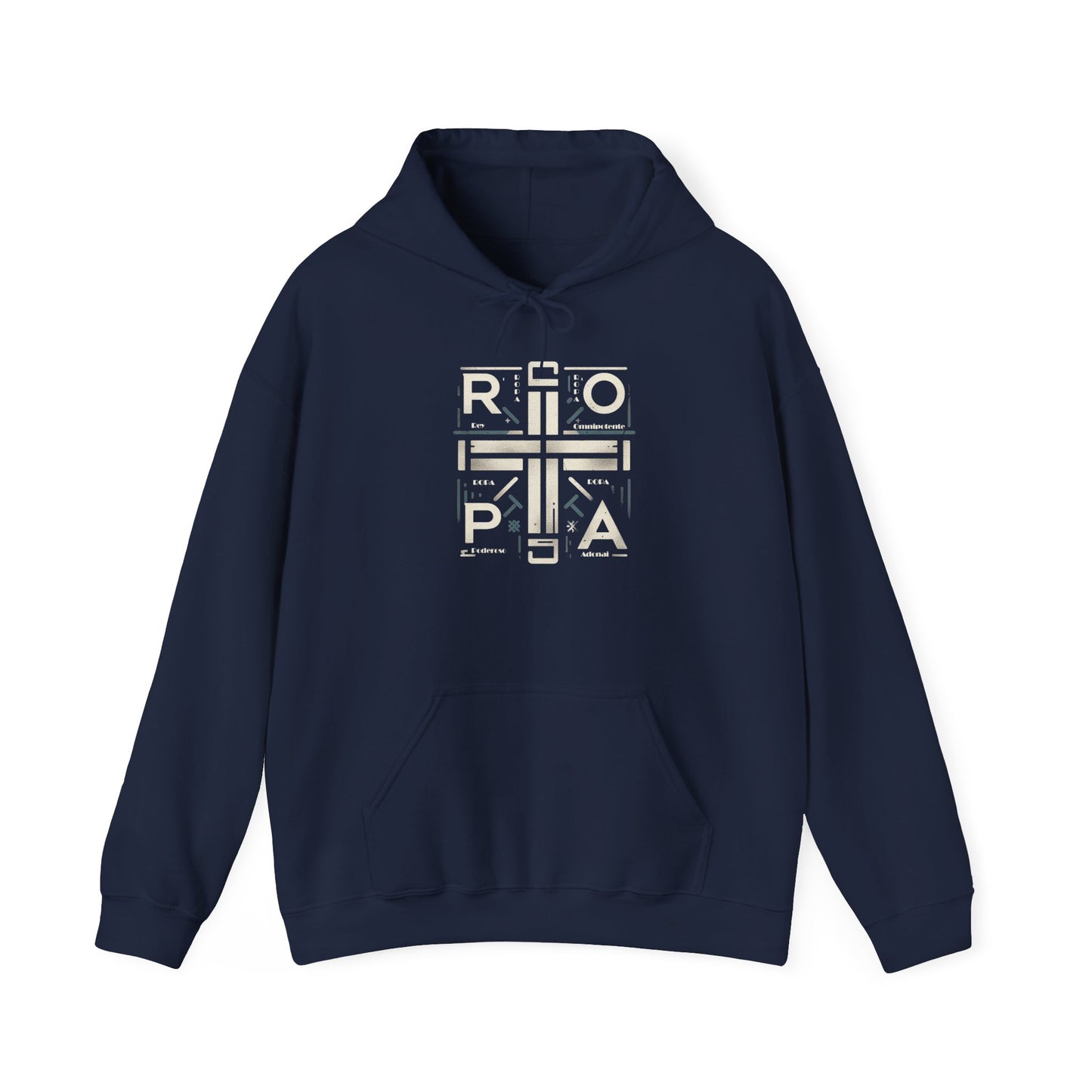 Minimalist Unisex Heavy Blend Hooded Sweatshirt - Stylish and Cozy