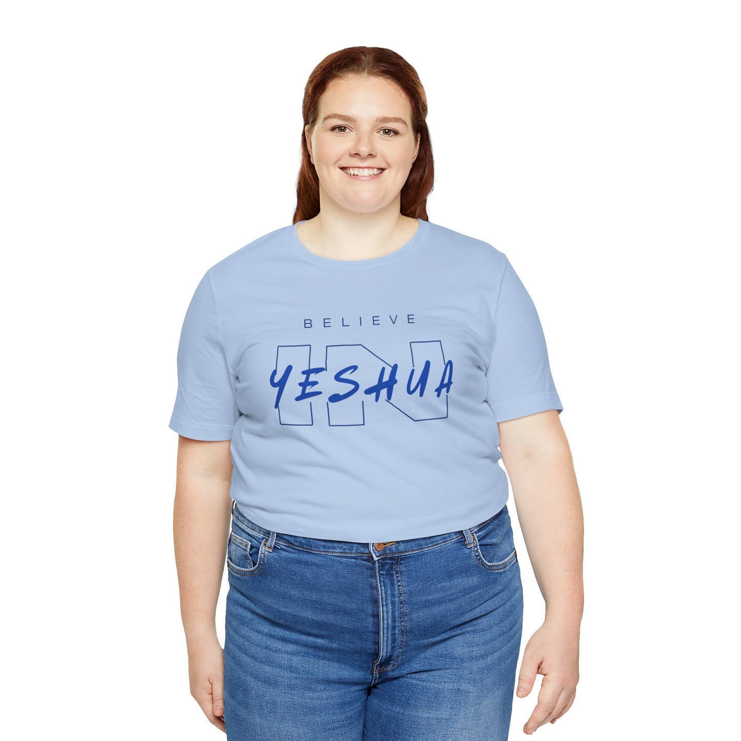 Unisex Short Sleeve Tee - 'Believe Yeshua' Inspirational Graphic Tee