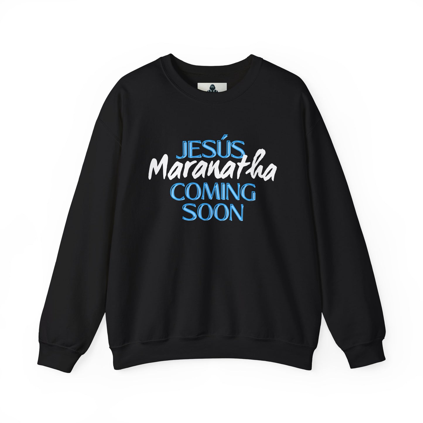 Unisex Heavy Blend™ Crewneck Sweatshirt - "JESÚS Maranatha COMING SOON" - Faith-Based Christian Apparel