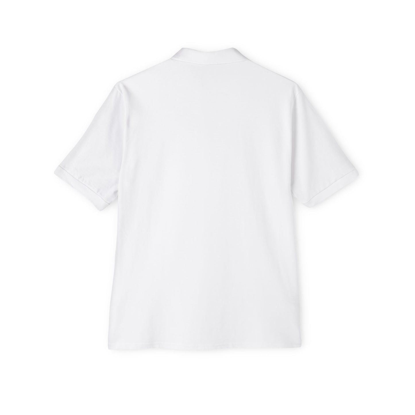 Faith-Inspired Men's Piqué Polo Shirt, Christian Apparel, Gift for Believers, Casual Outfit, Jesus Coming Soon