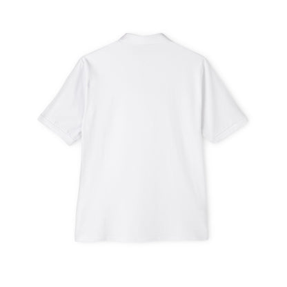 Faith-Inspired Men's Piqué Polo Shirt, Christian Apparel, Gift for Believers, Casual Outfit, Jesus Coming Soon