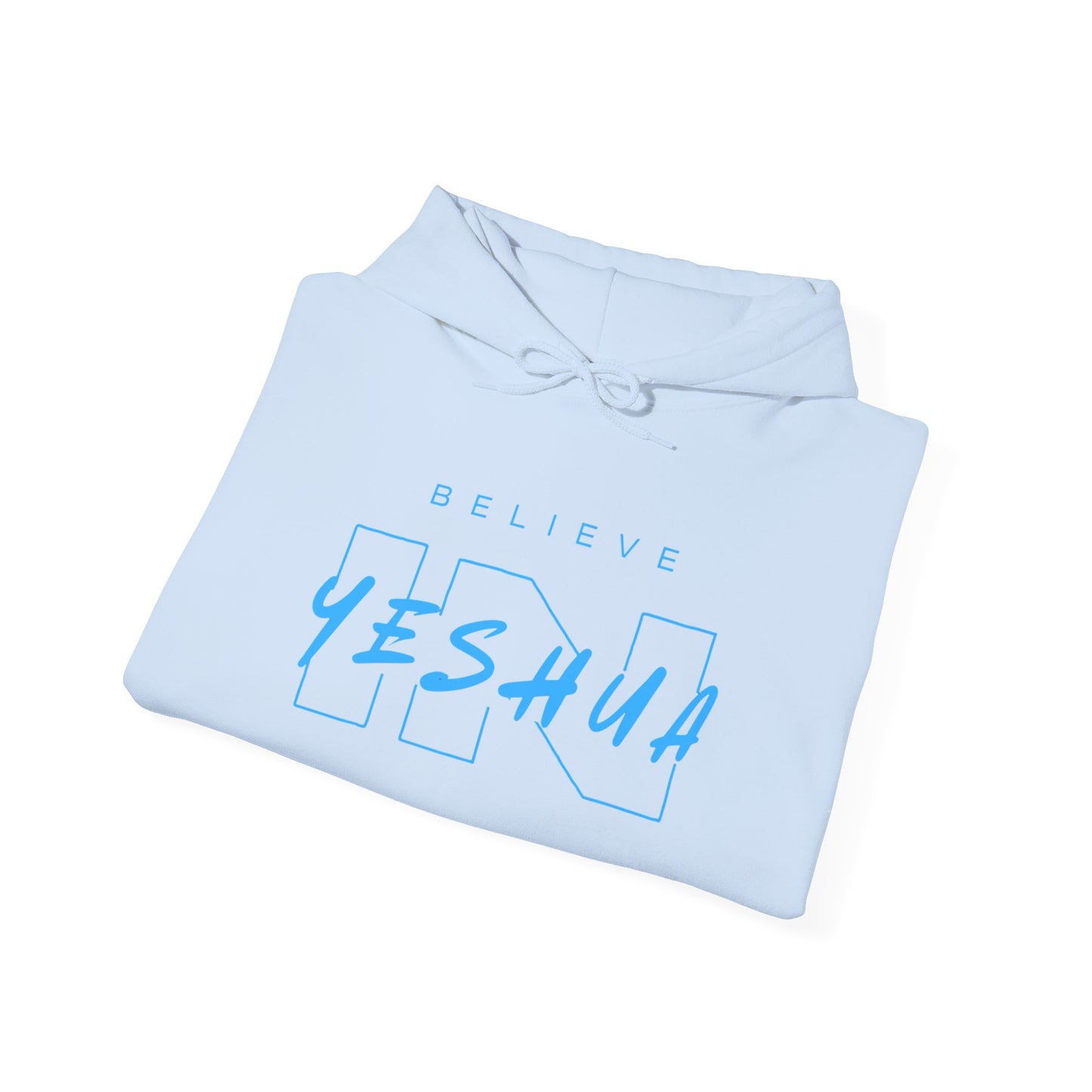 Unisex Heavy Blend™ Hooded Sweatshirt - 'Believe Yeshua' Inspirational Hoodie