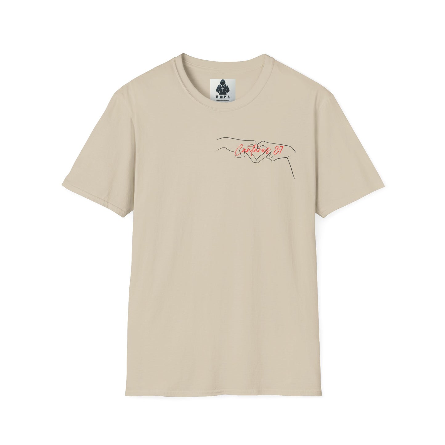 MEN EL SIERVO CANTARES 8:7 Softstyle T-Shirt