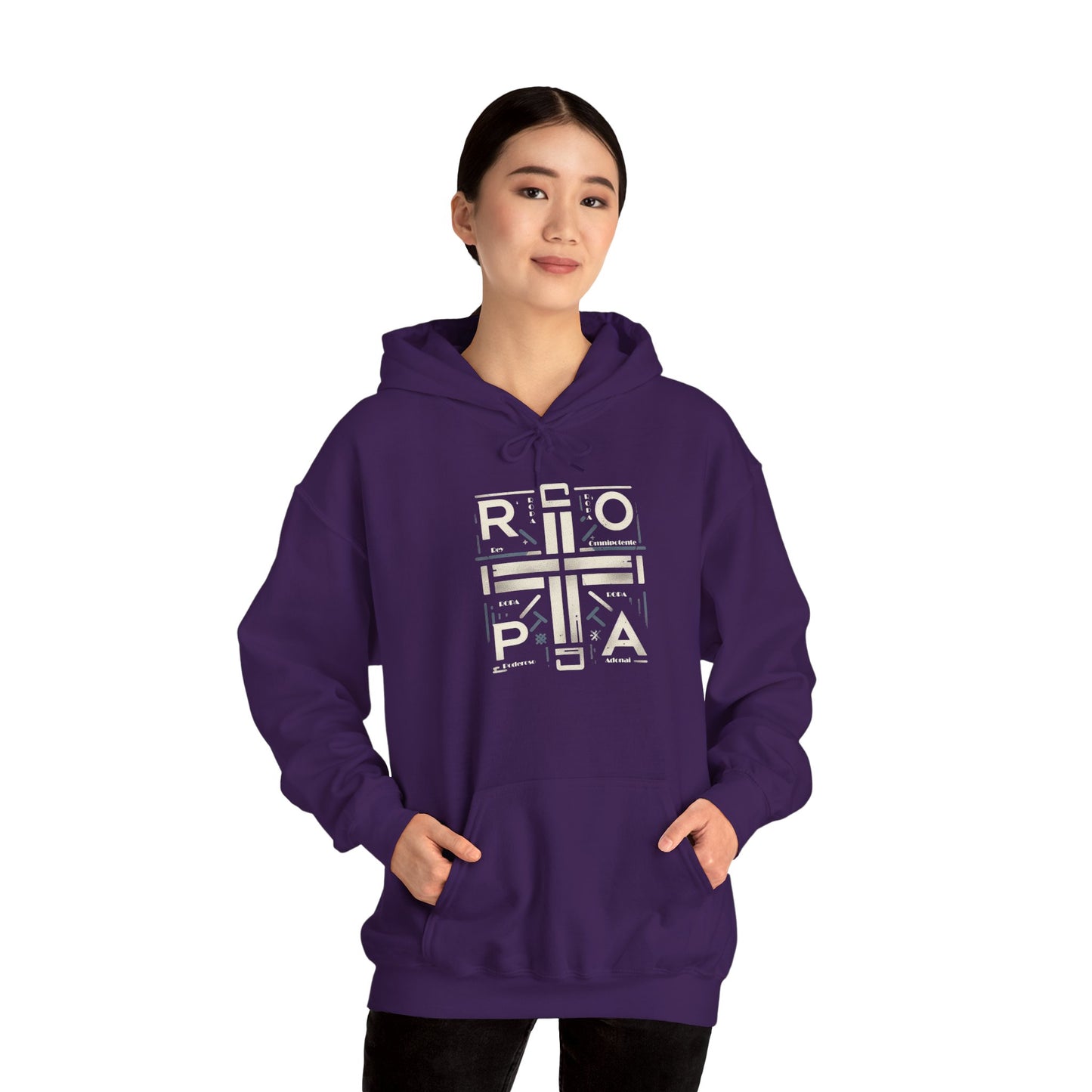 Minimalist Unisex Heavy Blend Hooded Sweatshirt - Stylish and Cozy