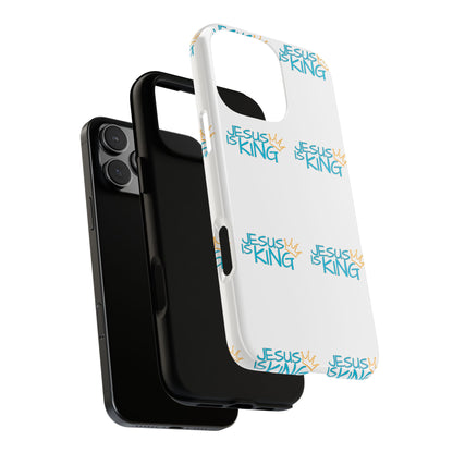Jesus is King Phone Case - Tough Cases, Christian Gifts, Religious Accessories, Inspirational Protection, Unique Smartphone Cover