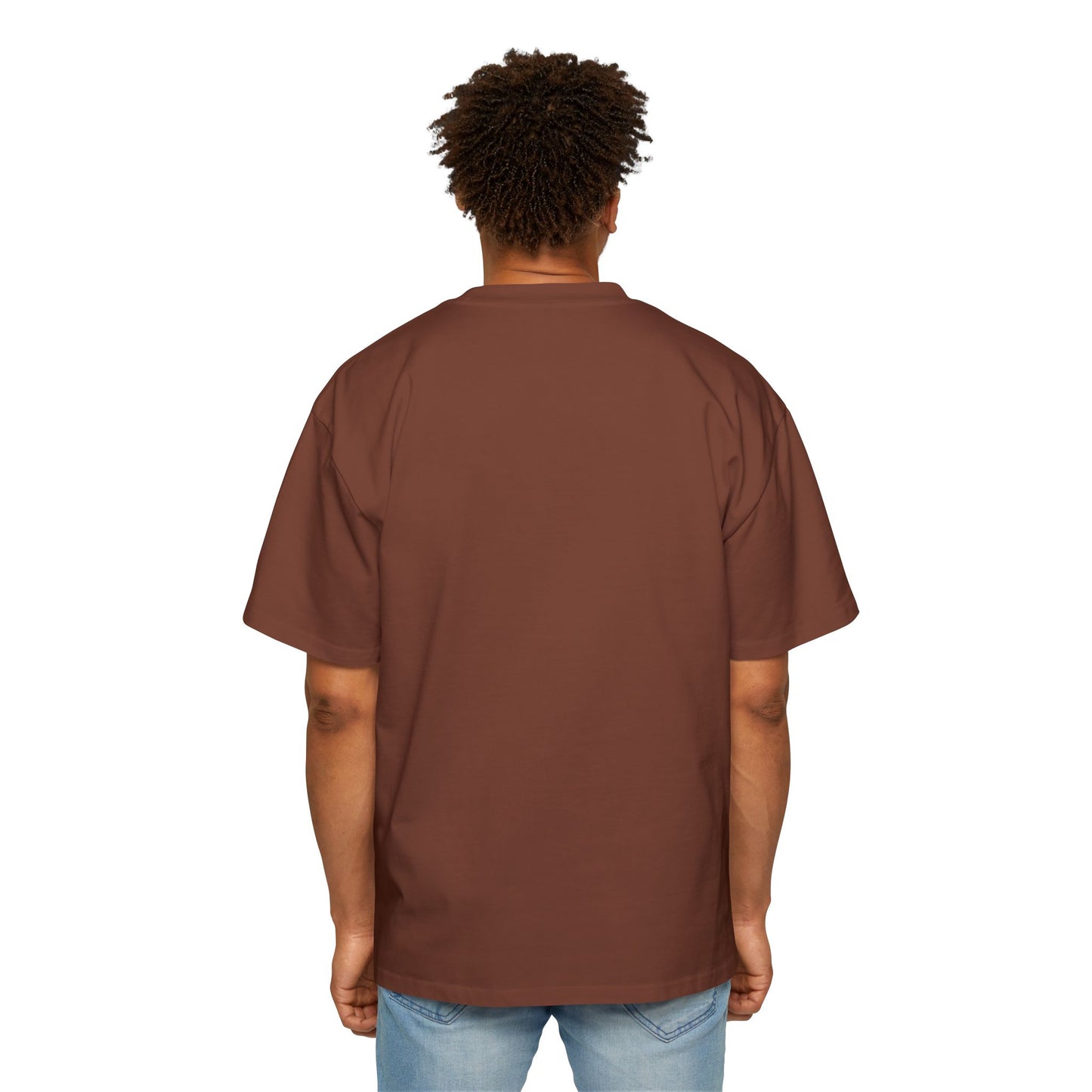 Men's Heavy Oversized Tee - Believe Yeshua Graphic Shirt