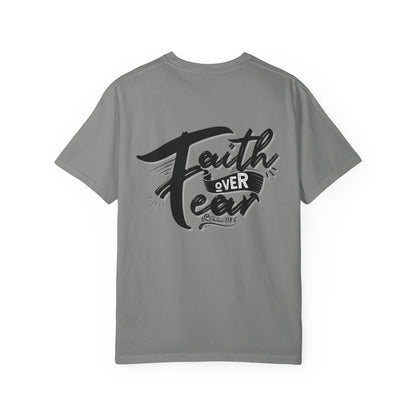 Faith Over Fear Graphic Tee, Inspirational T-Shirt, Christian Apparel, Unisex Religious Shirt, Powerfull Fashion