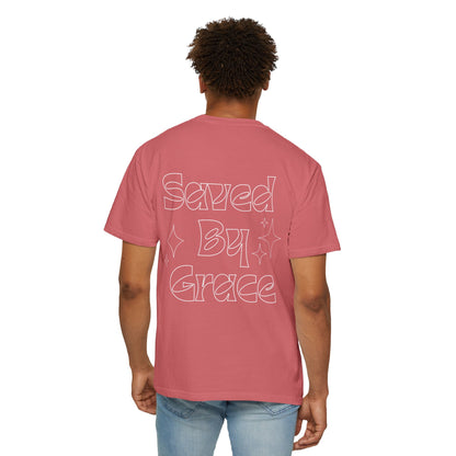 Faith-Inspired Unisex T-Shirt - Saved By Grace, Casual Wear, Christian Apparel, Gift for Believers, Everyday Comfort
