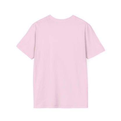 Minimalist Unisex Softstyle T-Shirt with Hand Design