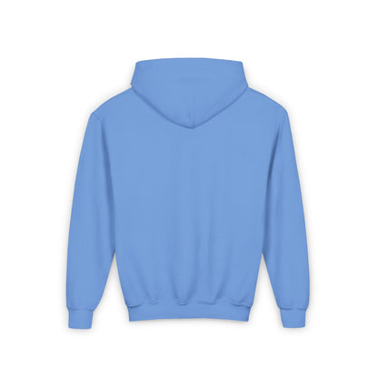Youth Heavy Blend Hoodie with 'Jesus Maranatha Coming Soon' Design - Faith-Inspired Apparel for Teens