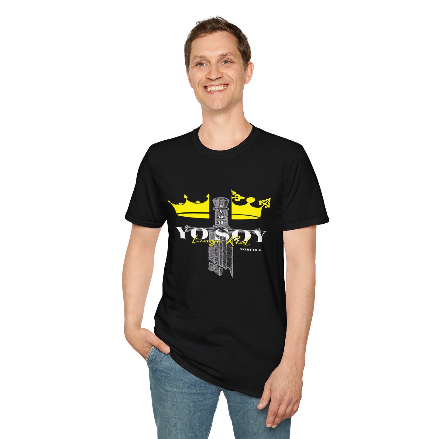 Crown Graphic Unisex Softstyle T-Shirt | Casual Wear, Streetwear, Gift for Friends, Birthday, Everyday Fashion