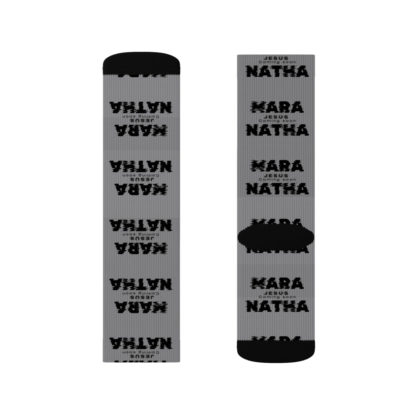 Personalized Sublimation Socks - Custom Name Design for Unique Gifting