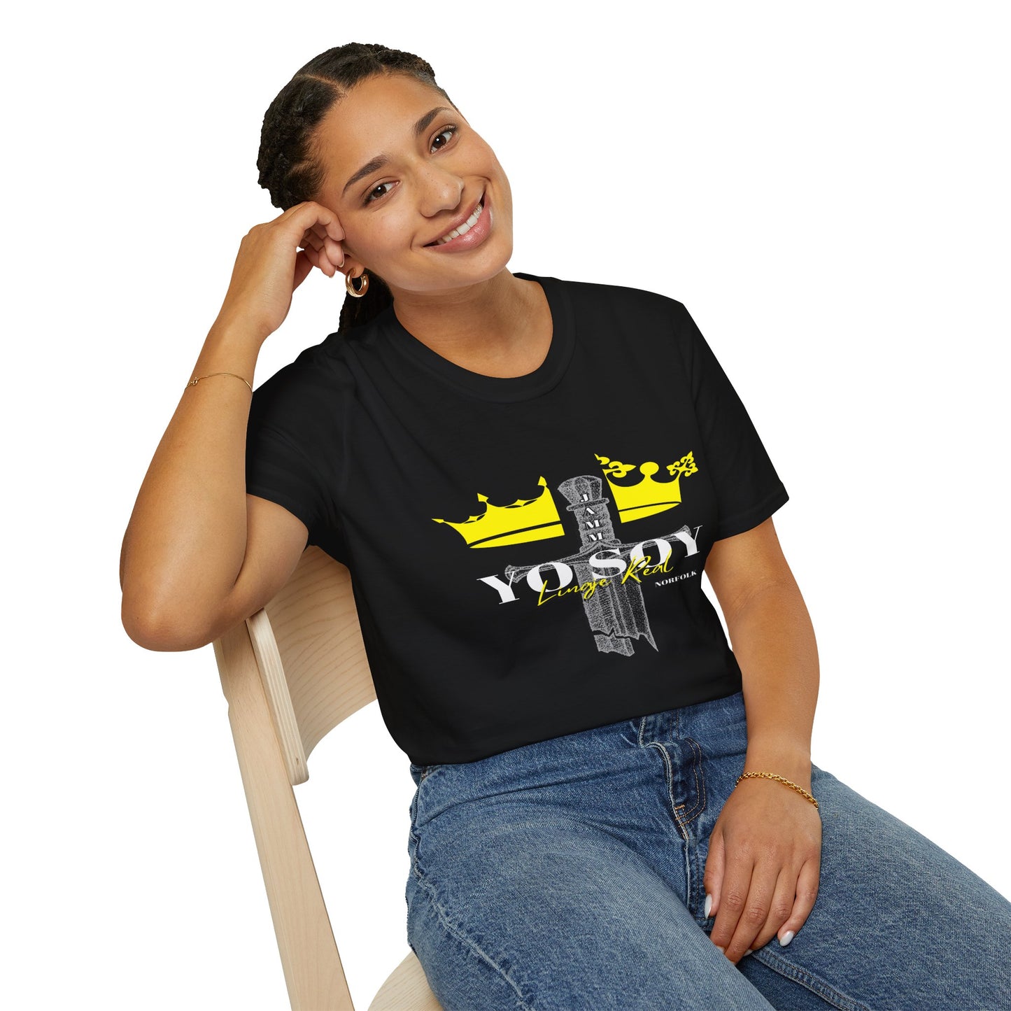 Crown Graphic Unisex Softstyle T-Shirt | Casual Wear, Streetwear, Gift for Friends, Birthday, Everyday Fashion