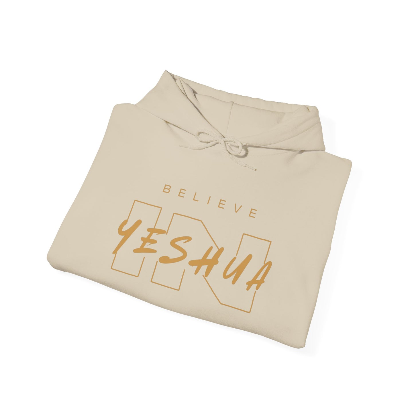 Unisex Heavy Blend™ Hooded Sweatshirt - 'Believe Yeshua' Inspirational Hoodie
