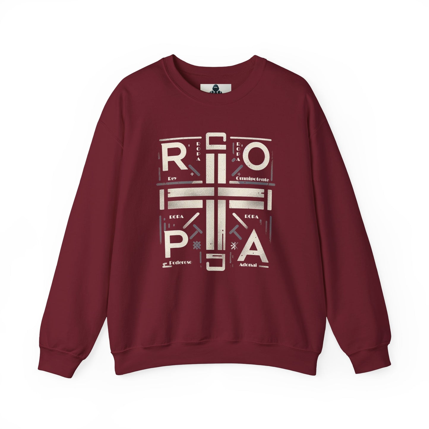 Eco-Friendly Graphic Crewneck Sweatshirt - R O P A  Cruz Design