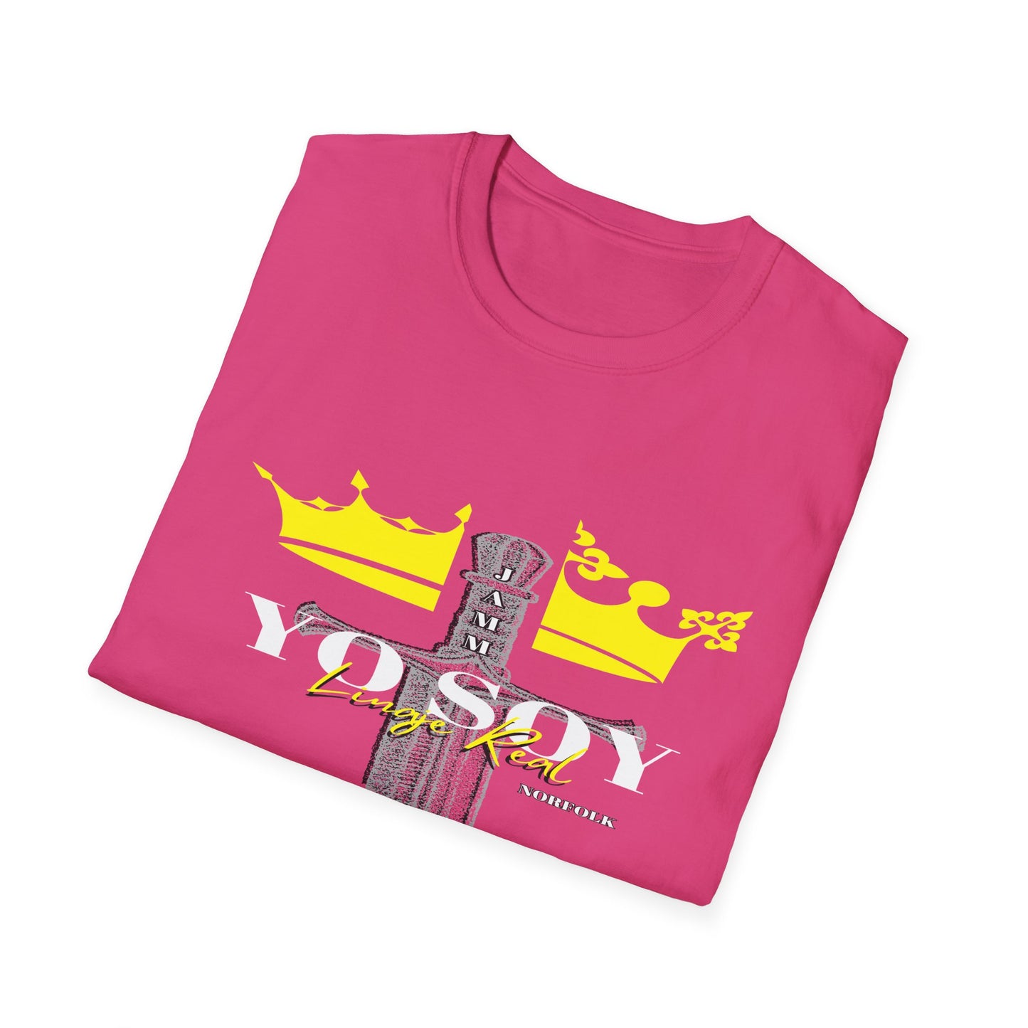 Crown Graphic Unisex Softstyle T-Shirt | Casual Wear, Streetwear, Gift for Friends, Birthday, Everyday Fashion