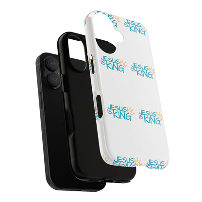 Jesus is King Phone Case - Tough Cases, Christian Gifts, Religious Accessories, Inspirational Protection, Unique Smartphone Cover