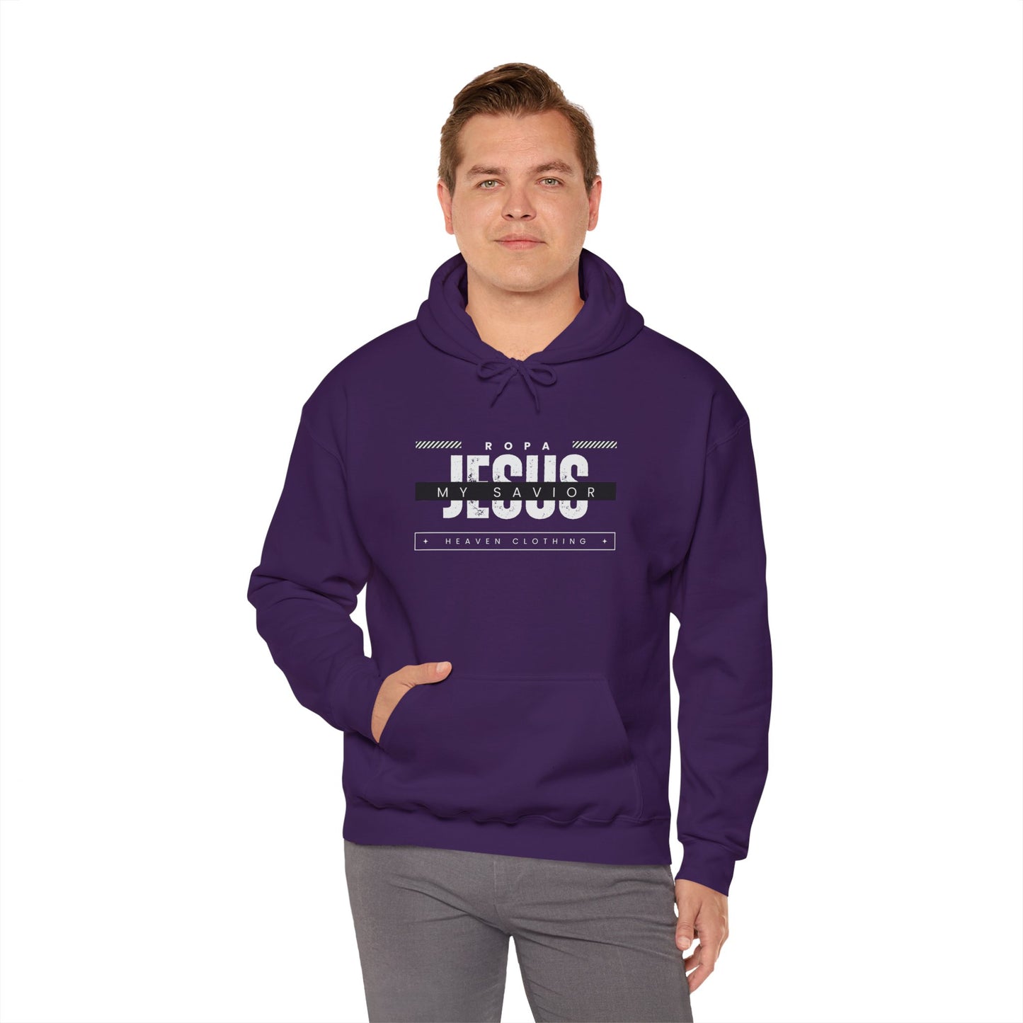 Jesus My Savior Hooded Sweatshirt - Unisex Heavy Blend™