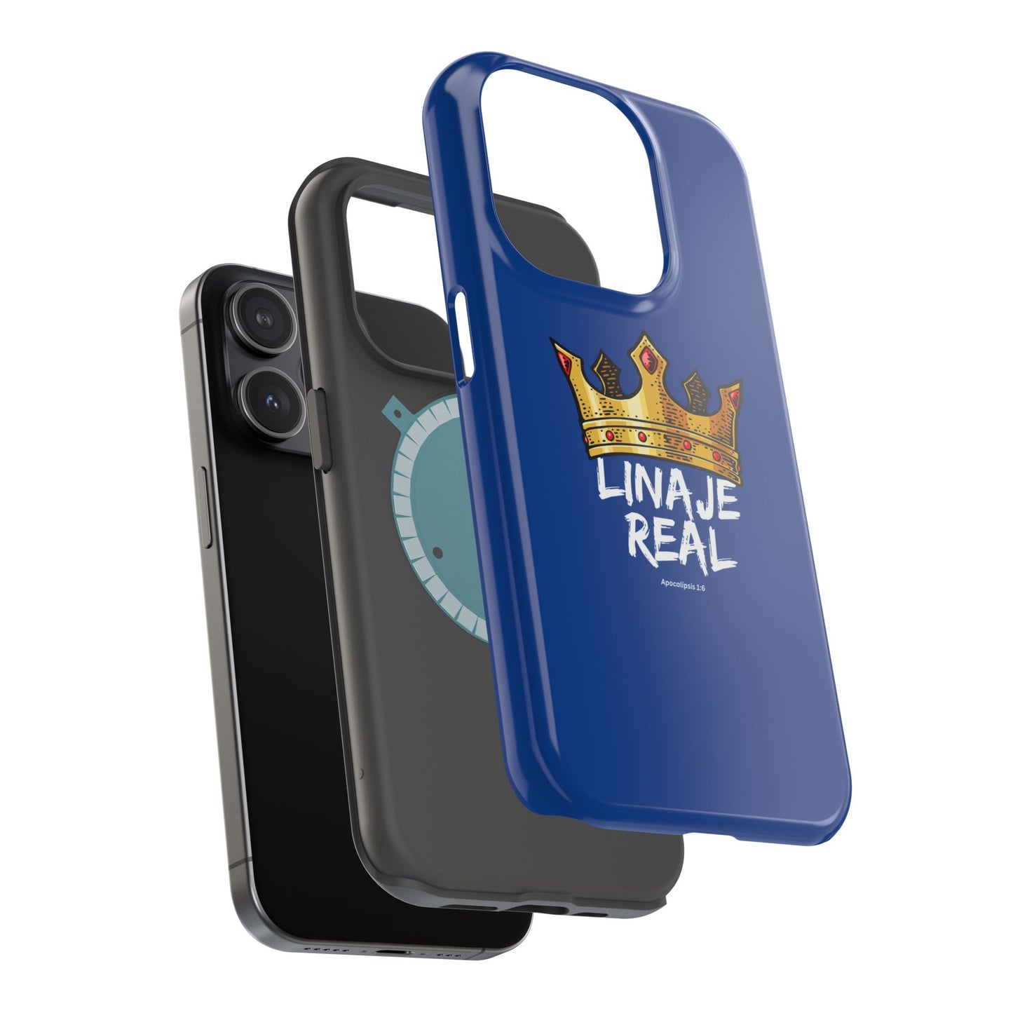 Magnetic Phone Case with Crown Design, Unique Phone Cover, Gift for Artists, Trendy Case, Protection for iPhone, Customizable Design