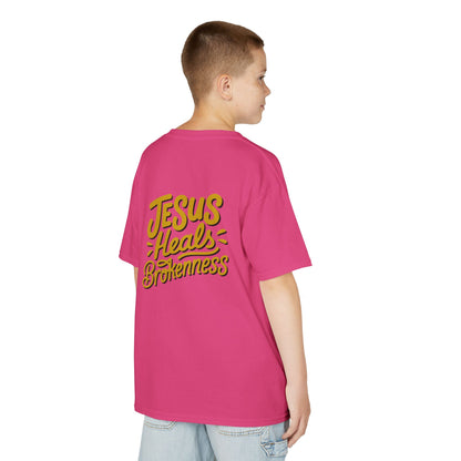 Kids Inspirational Tee - "Good" & "Jesus Heals Brokenness" - Perfect for Church, Gifts, Birthdays, Family Events