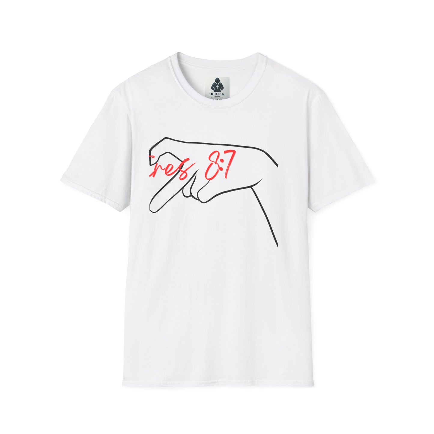 Unisex Softstyle T-Shirt with 'rez 87' Graphic - Casual Streetwear Tee