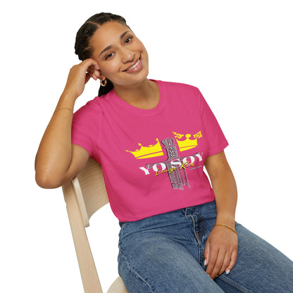 Crown Graphic Unisex Softstyle T-Shirt | Casual Wear, Streetwear, Gift for Friends, Birthday, Everyday Fashion