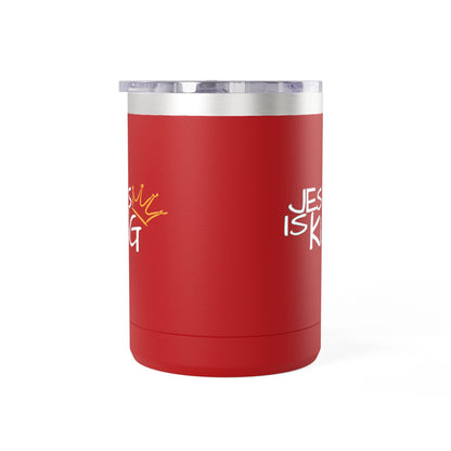 Inspirational Jesus Is King Coffee Mug Tumbler | 15oz, Faith Gift, Christian Cup, Religious Drinkware, Unique Keepsake