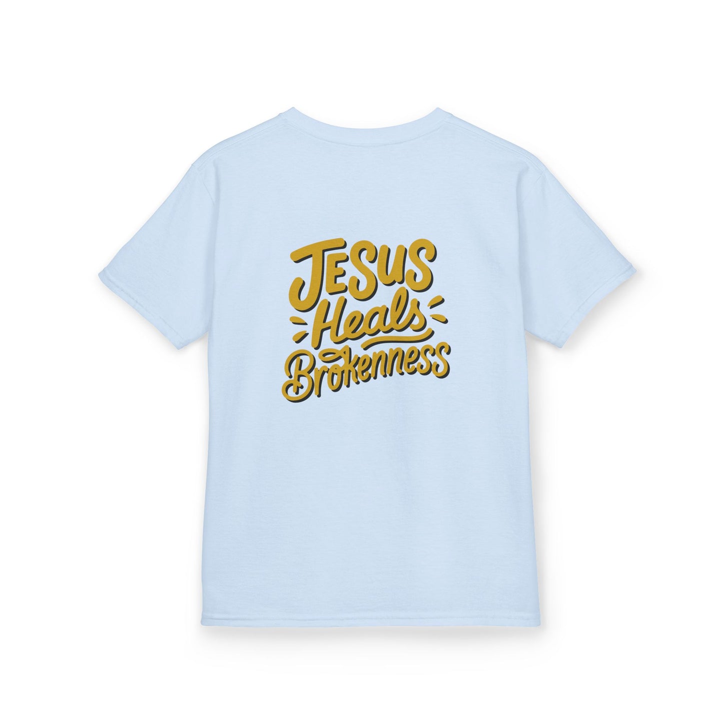 Kids Inspirational Tee - "Good" & "Jesus Heals Brokenness" - Perfect for Church, Gifts, Birthdays, Family Events