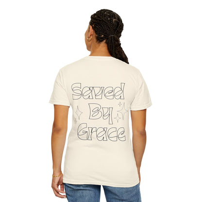 Faith-Inspired Unisex T-Shirt - Saved By Grace, Casual Wear, Christian Apparel, Gift for Believers, Everyday Comfort