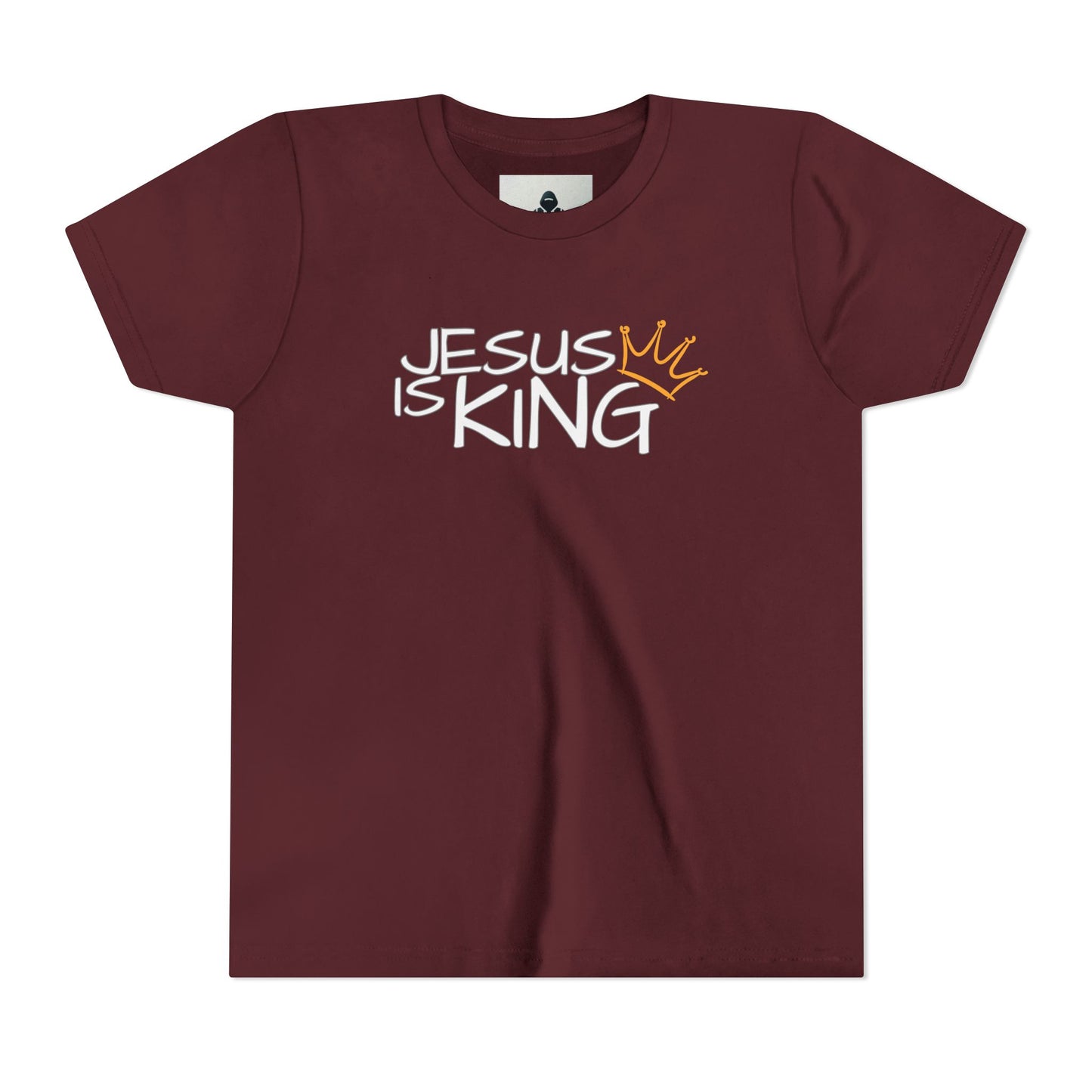 Youth Tee with Inspirational Jesus Design, Faith T-Shirt, Christian Gift, Summer Outfit, Religious Apparel, Kids Faithwear