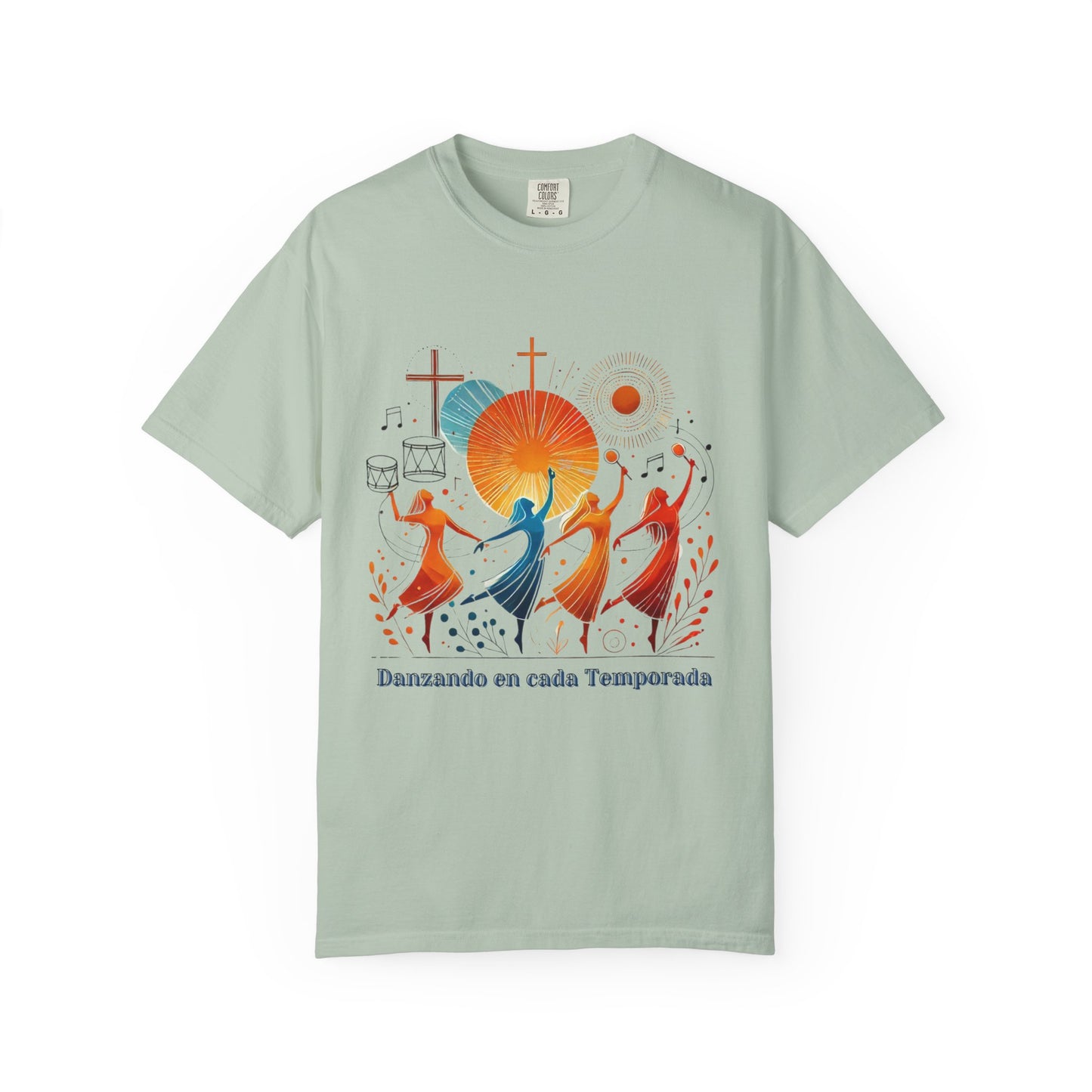 Unisex Garment-Dyed T-Shirt, Dance Design Tee, Seasonal Celebration Shirt, Gift for Dance Lovers, Festival Apparel