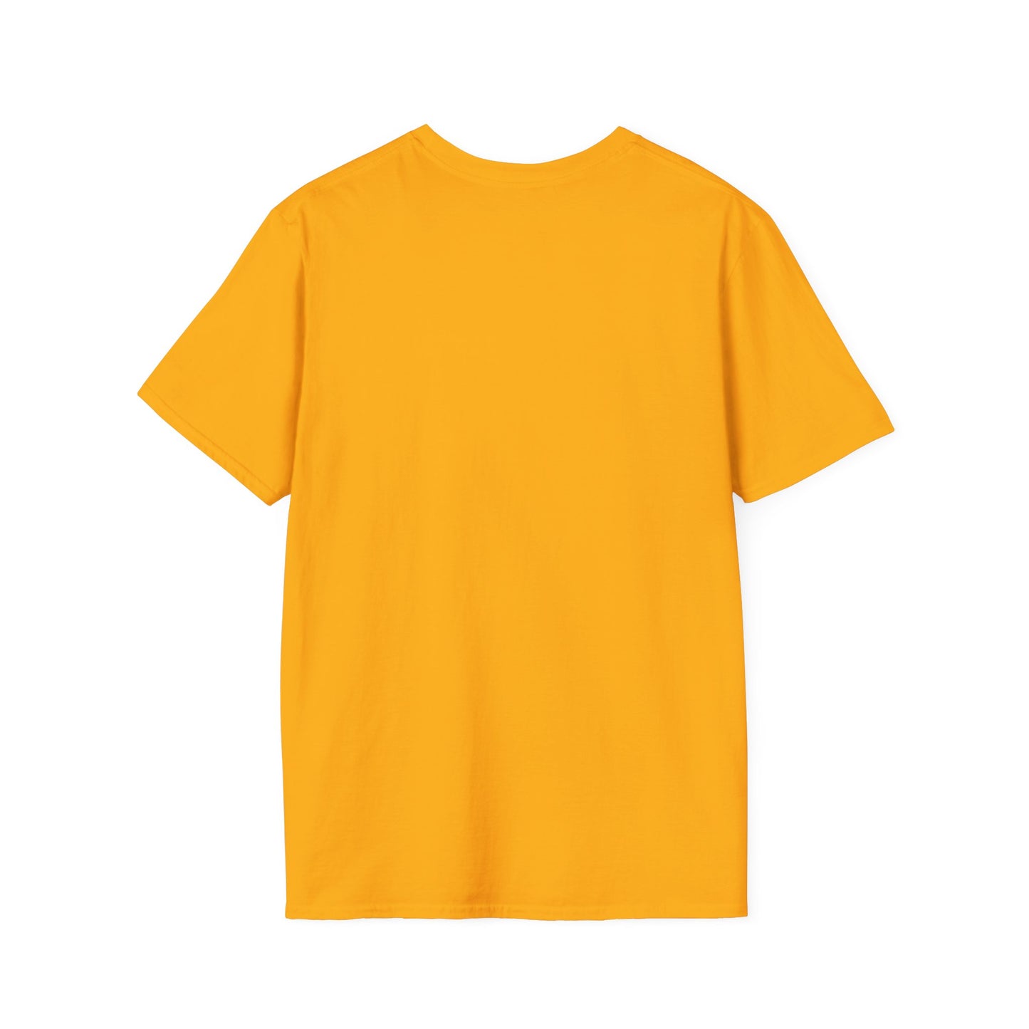 Minimalist Unisex Softstyle T-Shirt with Hand Design
