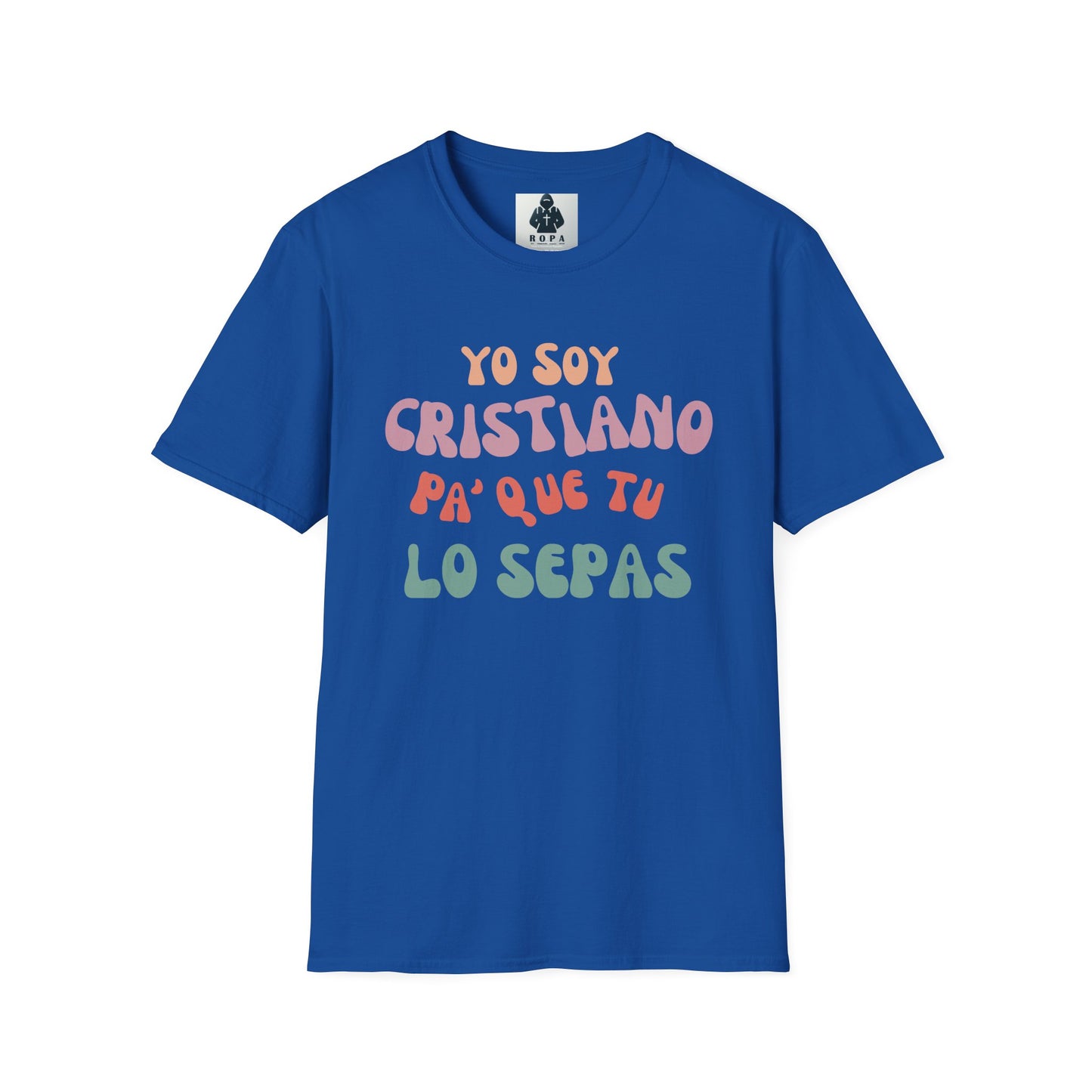 Yo Soy Cristiano Unisex Softstyle T-Shirt - Fun Statement Tee for Faith and Culture