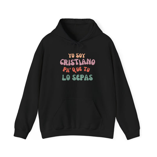 Unisex Heavy Blend Hooded Sweatshirt - 'Yo Soy Cristiano' Statement Sweatshirt