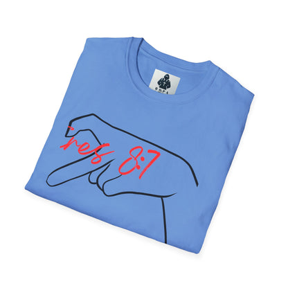 Unisex Softstyle T-Shirt with 'rez 87' Graphic - Casual Streetwear Tee