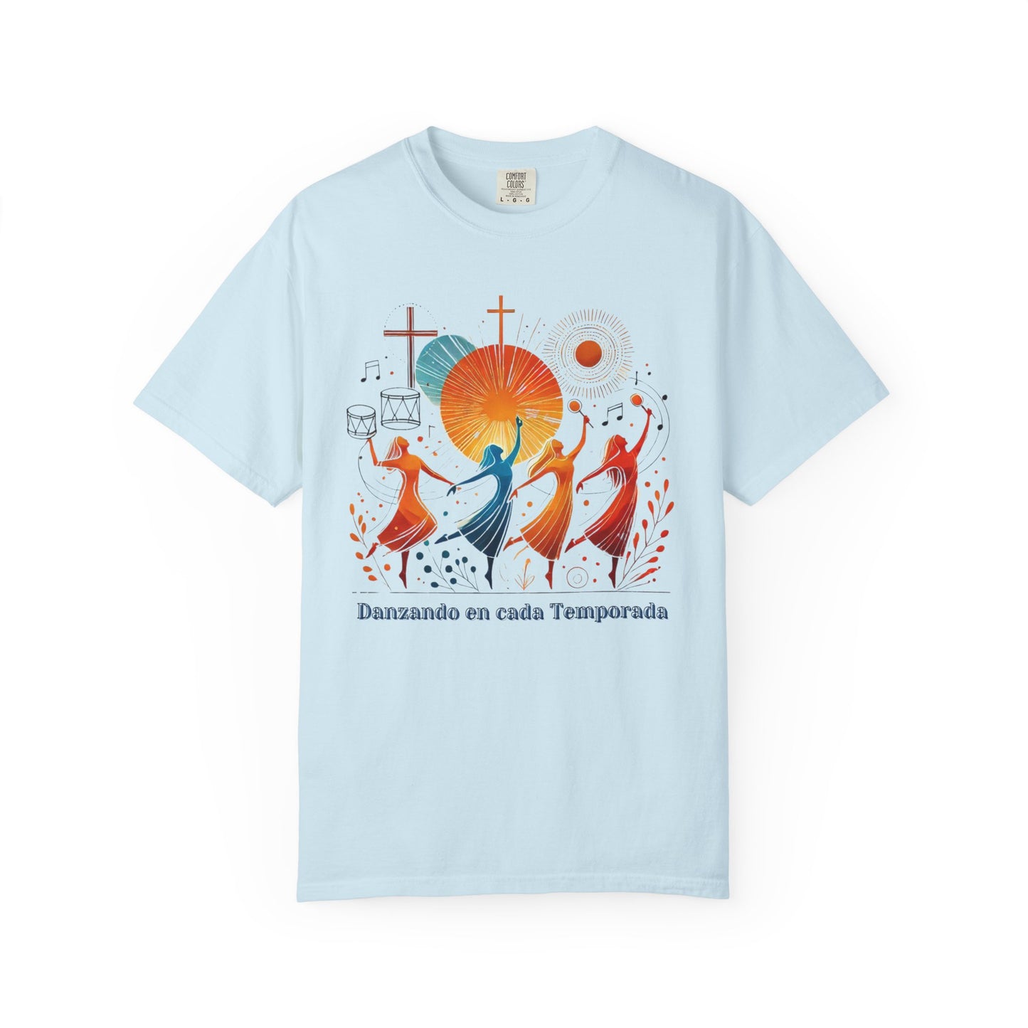 Unisex Garment-Dyed T-Shirt, Dance Design Tee, Seasonal Celebration Shirt, Gift for Dance Lovers, Festival Apparel