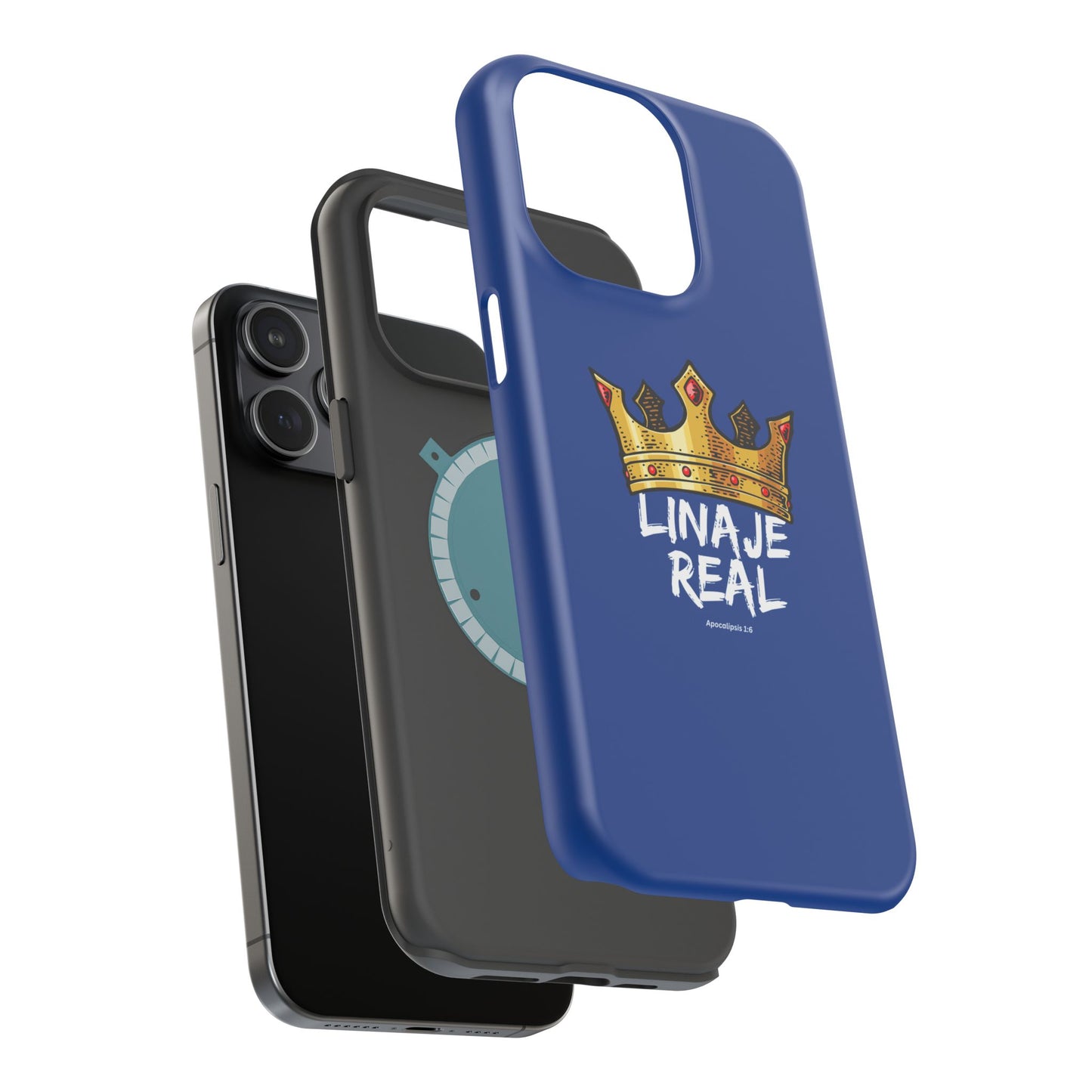 Magnetic Phone Case with Crown Design, Unique Phone Cover, Gift for Artists, Trendy Case, Protection for iPhone, Customizable Design
