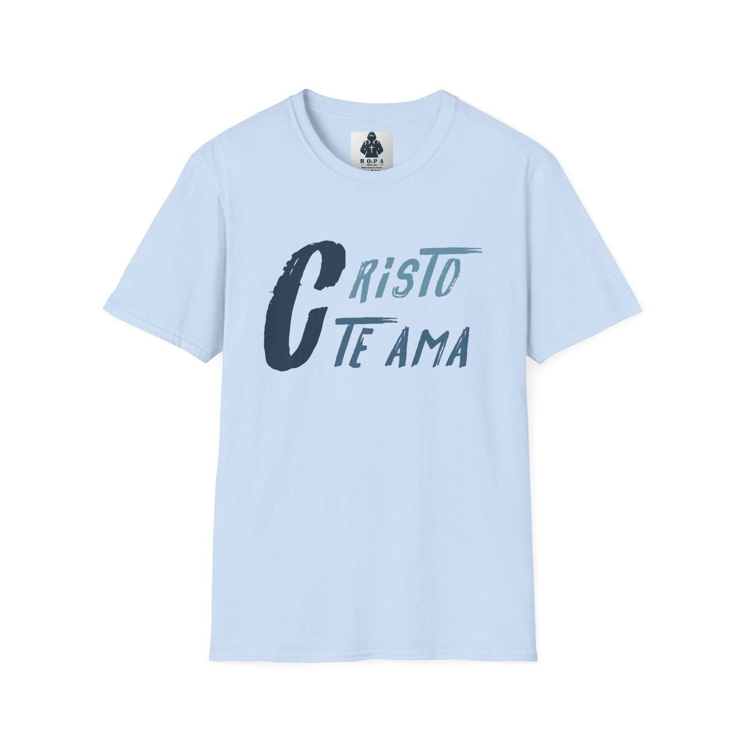 Unisex Softstyle T-Shirt - 'Cristo Te Ama' Inspirational Tee